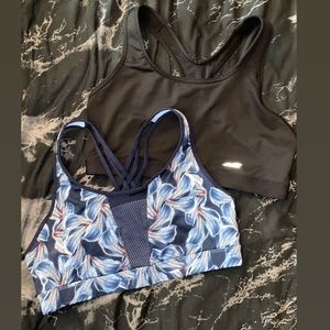 Sports bras ($8 for both)